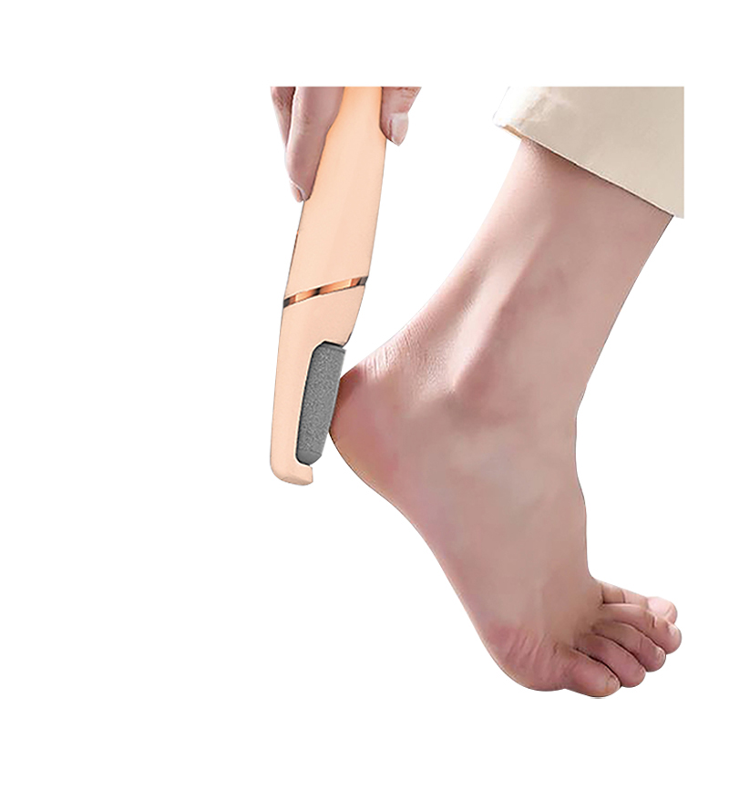 제조업체 맞춤형, 충전식 이중 연삭 헤드 페디큐어 기계, 발 욕실 캘러스 및 죽은 피부 제거 페디큐어 기계, 통증없는 전기 발 그라인더 (SF-5001)